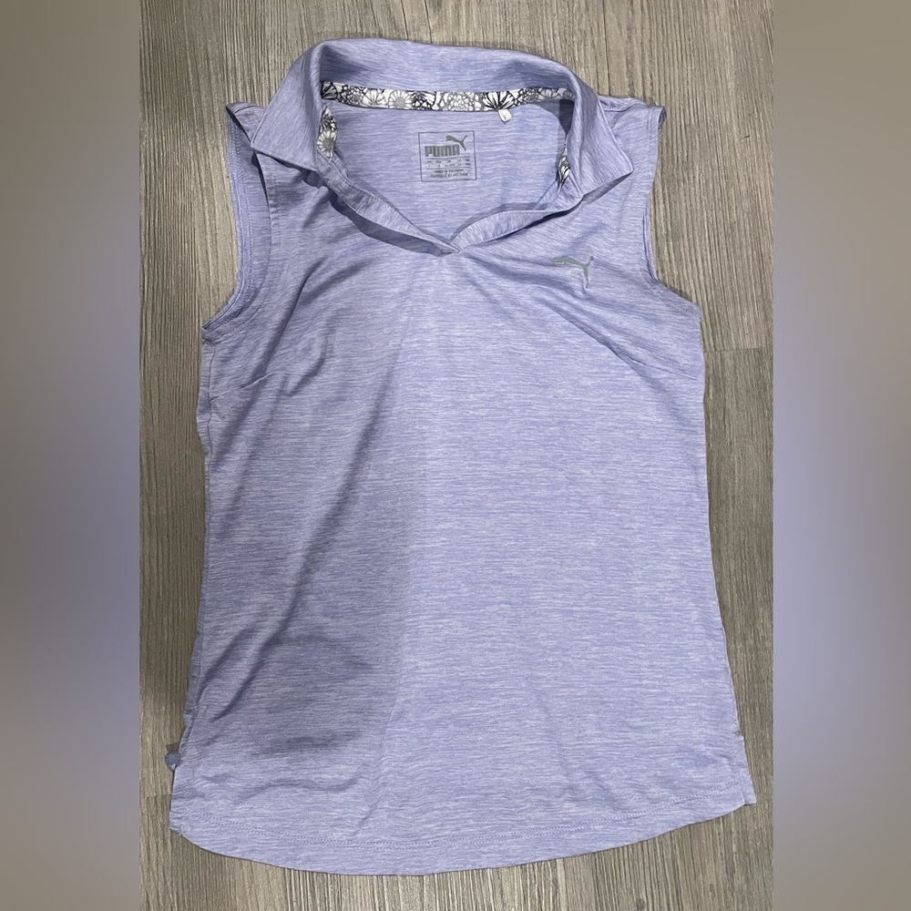 Girls Puma polo tank top